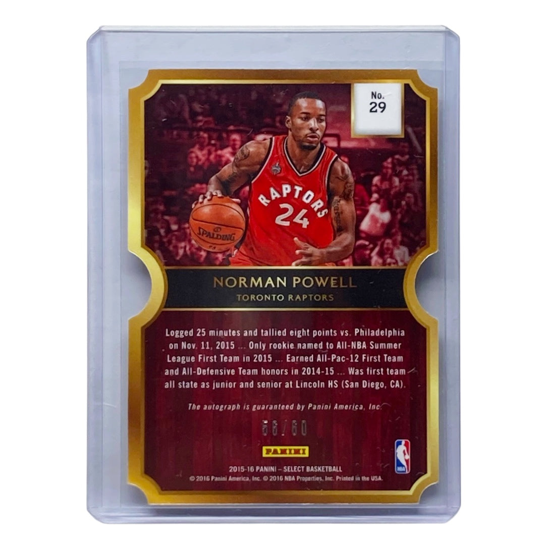 PANINI NBAカード SELECT NORMAN POWELL RAPTORS 56/60 #29 中古 IT2