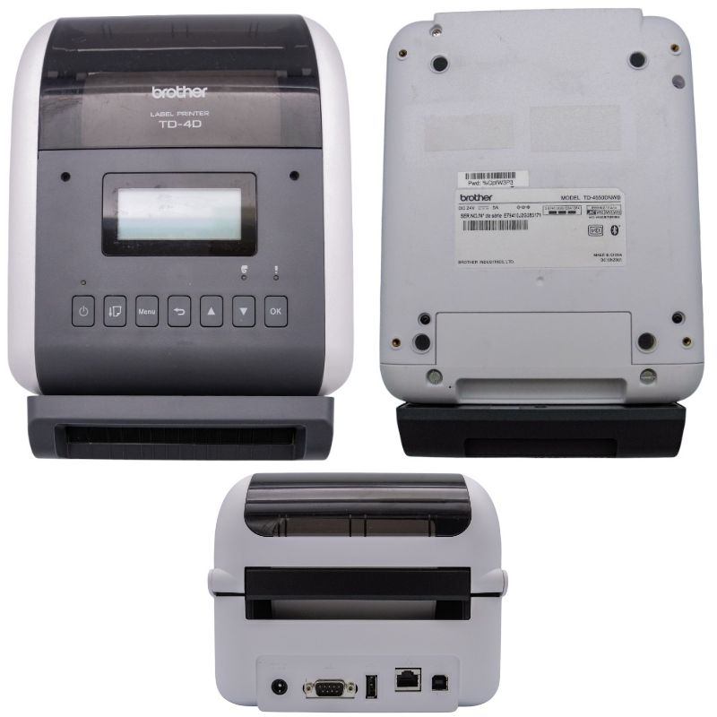 brother ブラザー工業株式会社 ラベルプリンター Wi-Fi BT対応 TD-4550DNWB 中古 a1