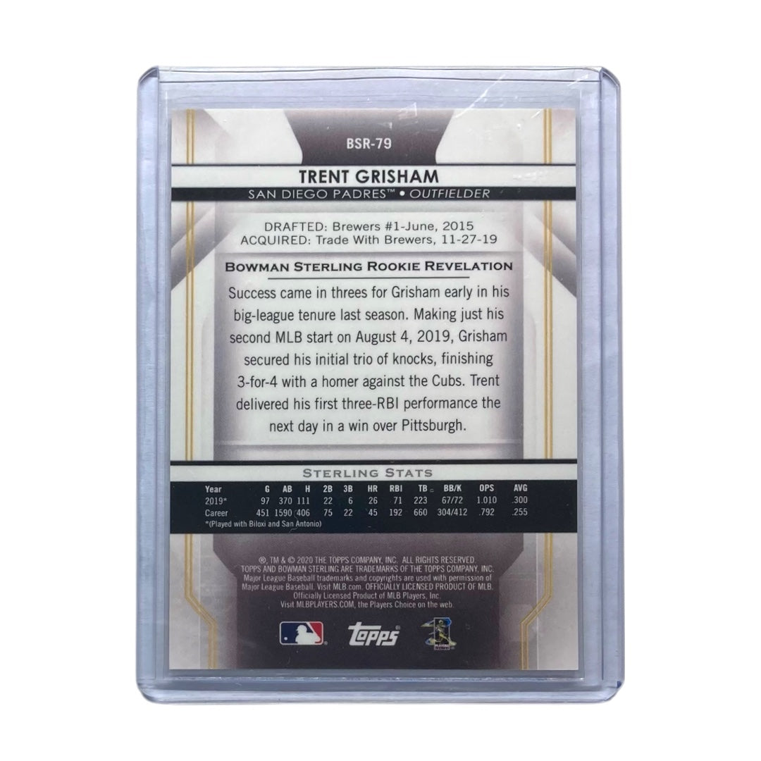 TOPPS MLBカード BOWMAN STERLING TRENT GRISHAM SAN DIEGO PADRES /50 #BSR-79 中古 IT2