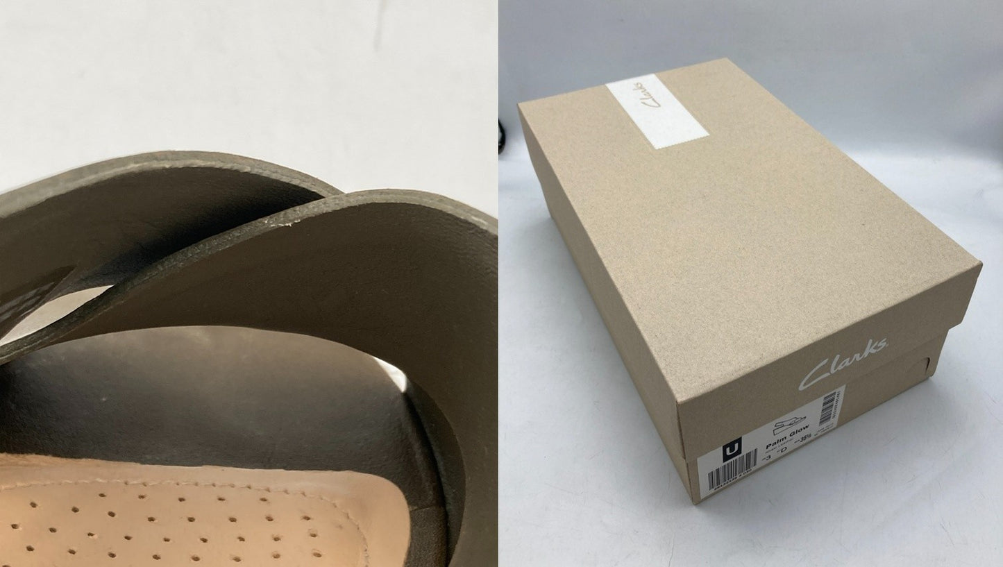 Clarks クラークス パームグロウ ウェッジソール サンダル サイズ22cm レディース 中古 D4