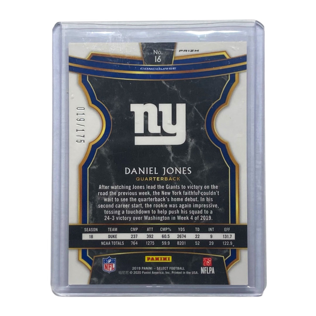 PANINI NFLカード SELECT PRIZM DANIEL JONES GIANTS 019/175 #16 中古 IT2