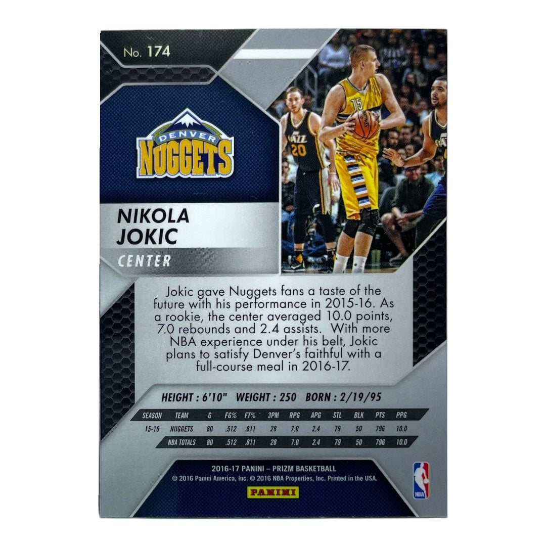 PANINI NBAカード PRIZM NIKOLA JOKIC NUGGETS #174 中古 IT2