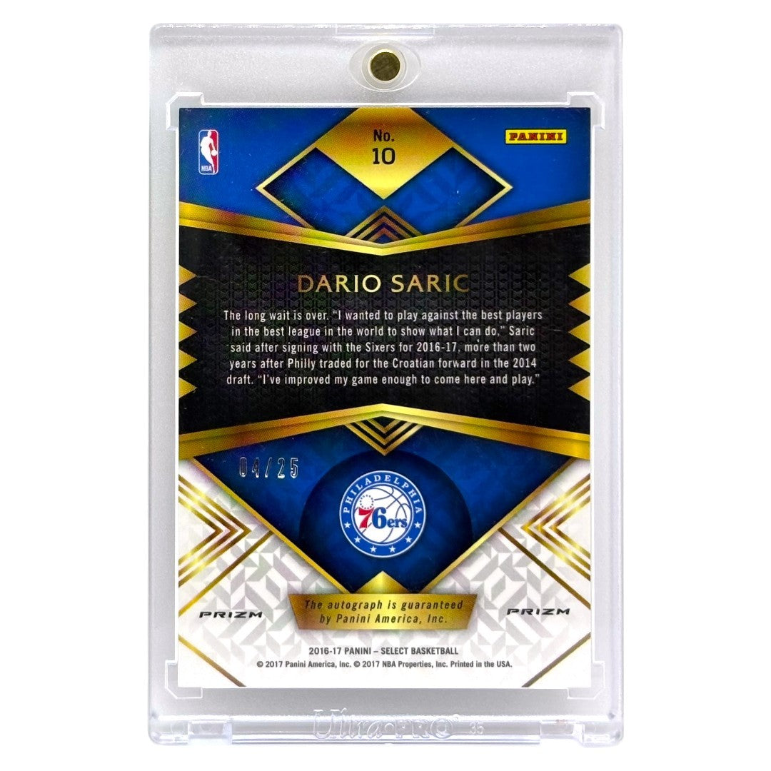 PANINI NBAカード SELECT PRIZM TIE-DYE DARIO SARIC 76ERS /25 #10 中古 IT1