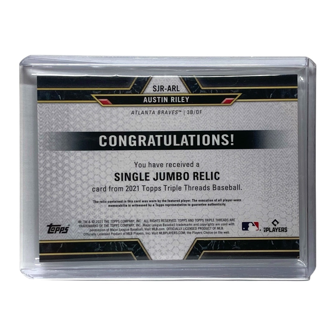 TOPPS MLBカード CHROME AUSTIN RILEY BRAVES 1/9 #SJR-ARL 中古 IT2