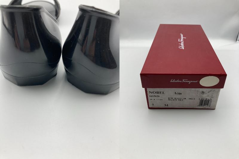 SalvatoreFerragamo サルヴァトーレフェラガモ ヴァラリボン ラバー サンダル 中古 4