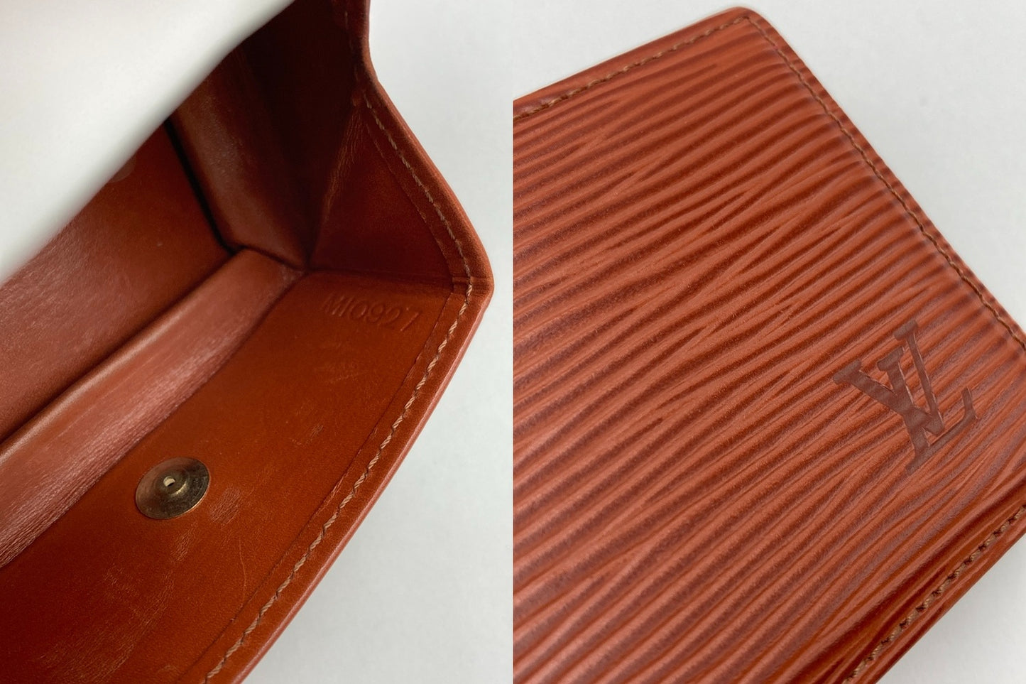 LOUIS VUITTON ルイヴィトン エピ ポルトモネ ボワット コインケース M63693 ケニアブラウン 中古 D4