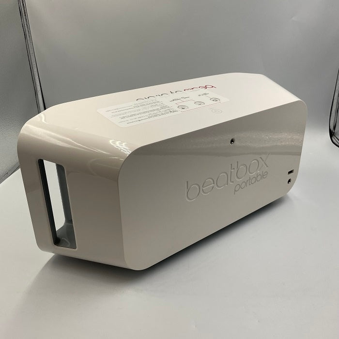 Beats By Dr. Dre Beatbox UPBB KS ビーツ ビートボックスポータブル ブルートゥーススピーカー WH Bluetooth ワイヤレス 持ち運び 電池 中古R1