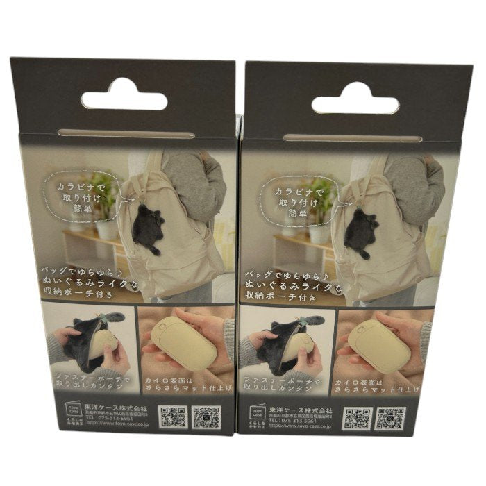未開封品 TOYOCASE 東洋ケース株式会社 充電式 カイロ Fluffy にゃんふぃ JDK-FL-02 冬 暖かい ポーチ付き エコ 温度調節 モバイルバッテリー 中古 W4