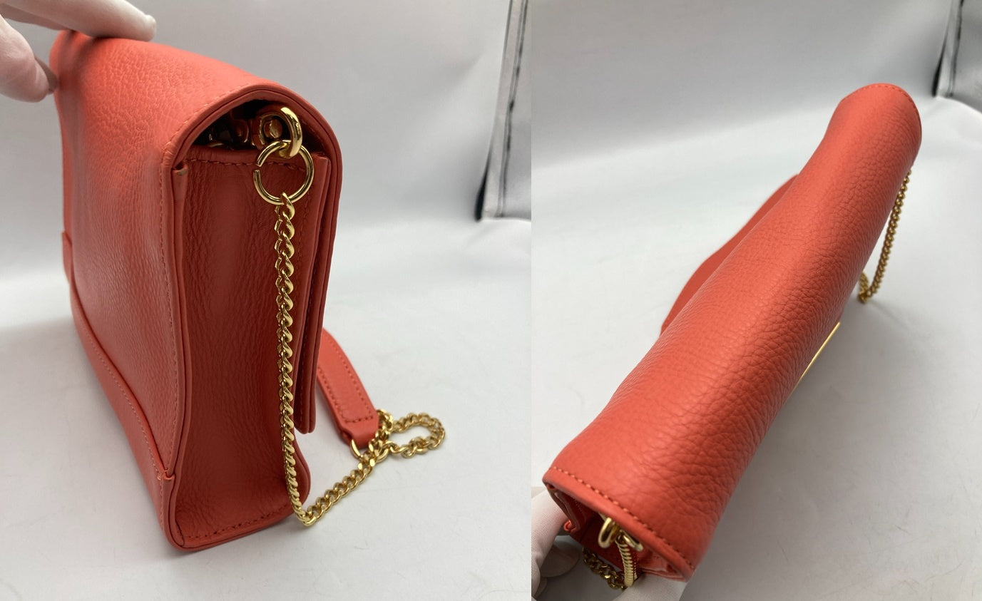 BLUE LABEL ブルーレーベル クレストブリッジ レザー 2WAY ショルダーバッグ 55105-275-84 中古 D4