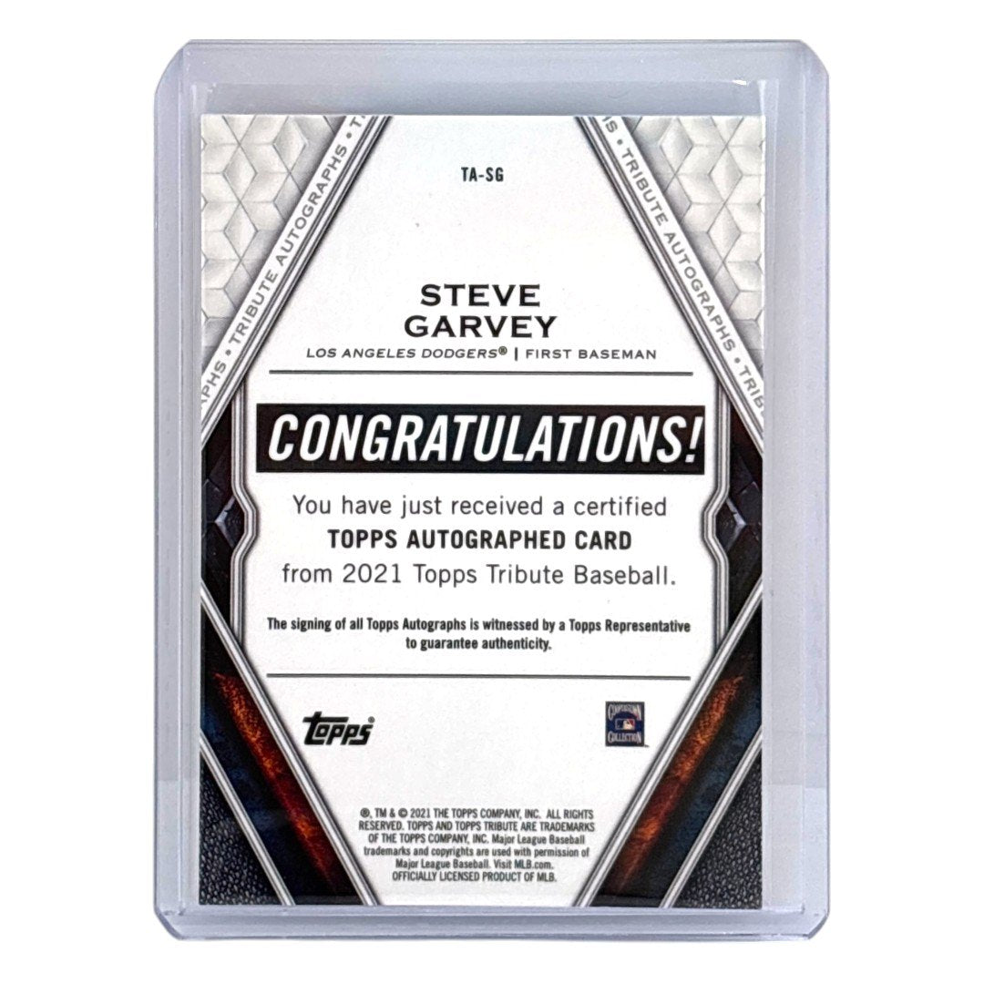 TOPPS MLBカード TRIBUTE STEVE GARVEY LOS ANGELES DODGERS /150 #TA-SG 中古 IT1