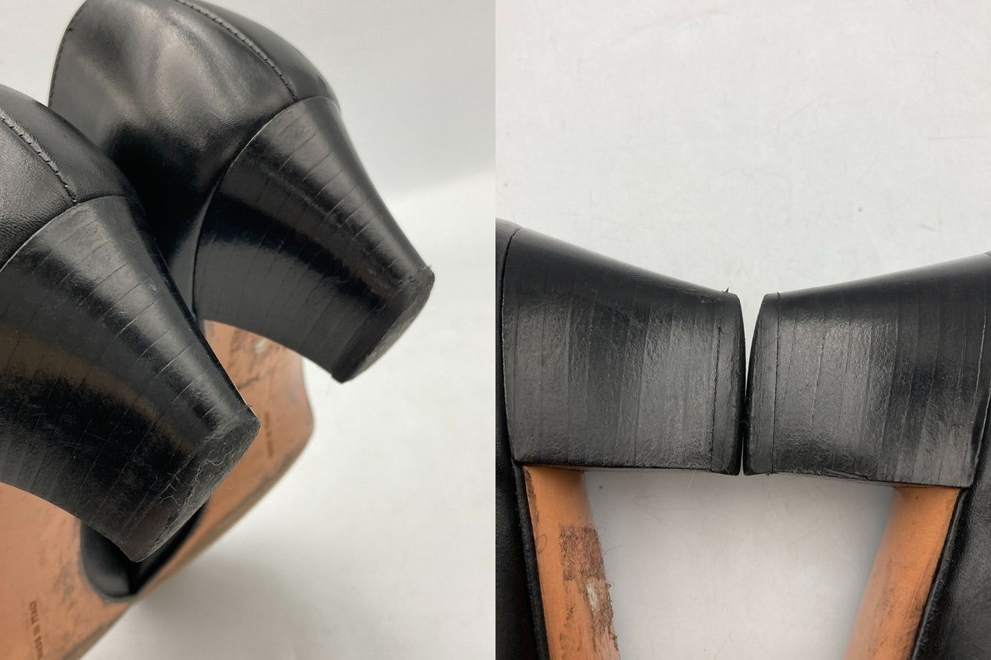 Salvatore Ferragamo サルヴァトーレフェラガモ レザー パンプス ブラック サイズ6 中古 D4