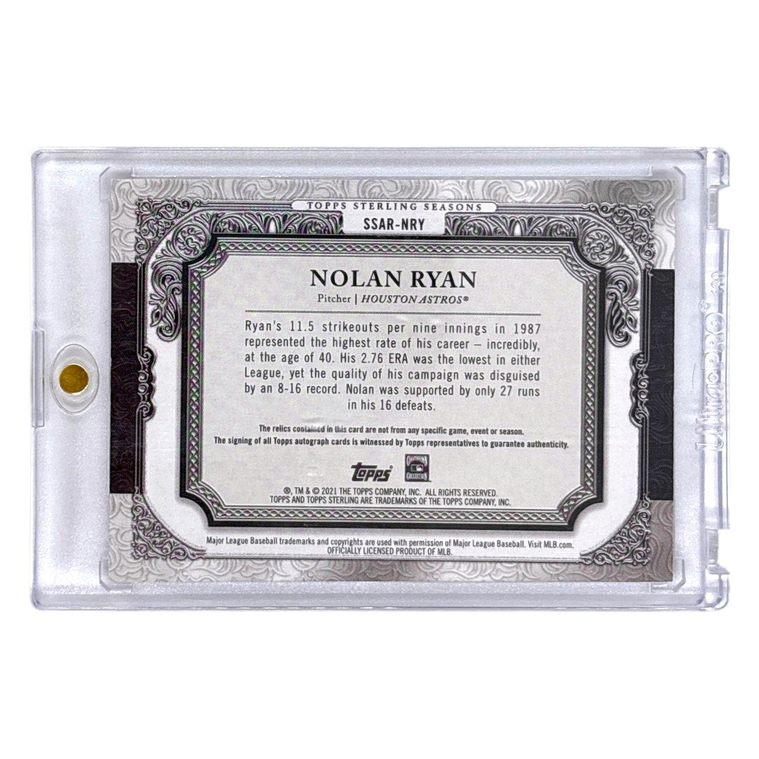 TOPPS MLBカード STERLING NOLAN RYAN HOUSTON ASTROS /10 #SSAR-NRY 中古 IT1