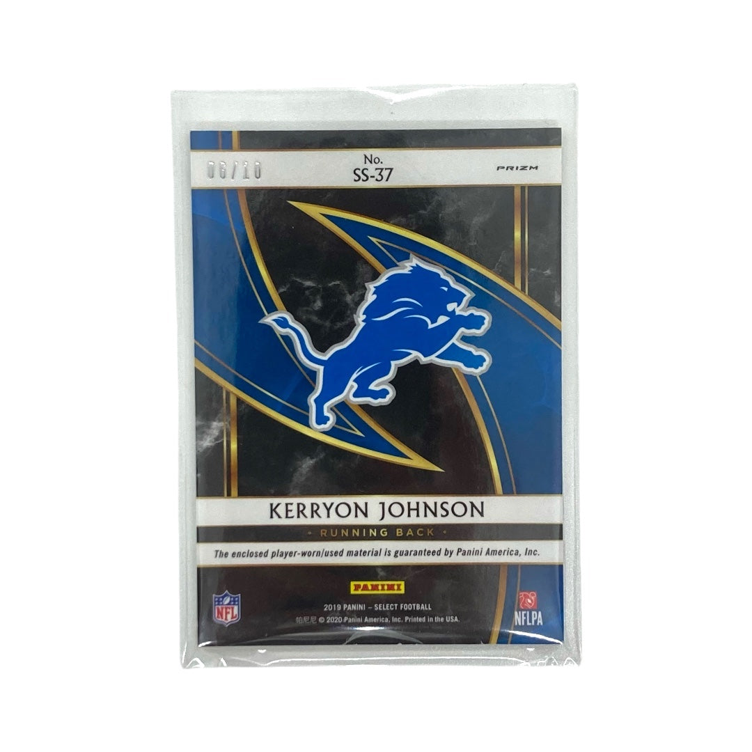 PANINI NFLカード SELECT PRIZM KERRYON JOHNSON DETROIT LIONS 06/10 #SS-37 中古 IT2