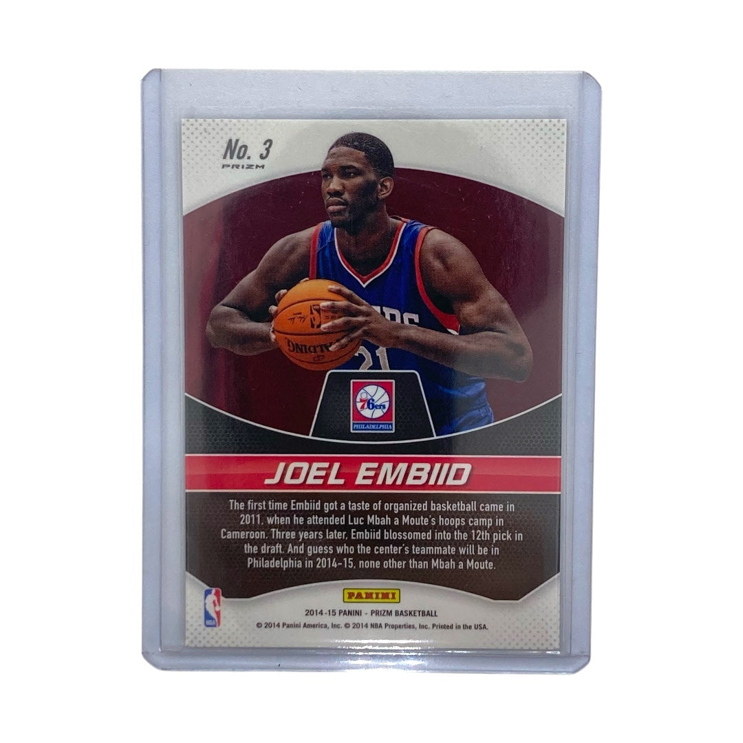 PANINI NBAカード PRIZM JOEL EMBIID 76ERS #3 中古 IT2