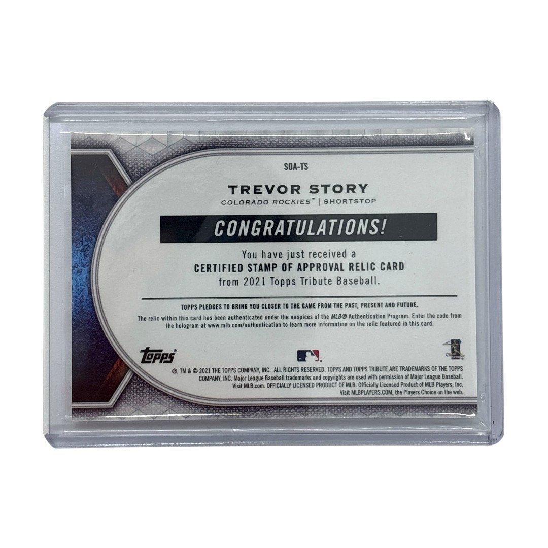 TOPPS MLBカード TRIBUTE TREVOR STORY COLORADO ROCKIES 143/150 #SOA-TS 中古 IT1