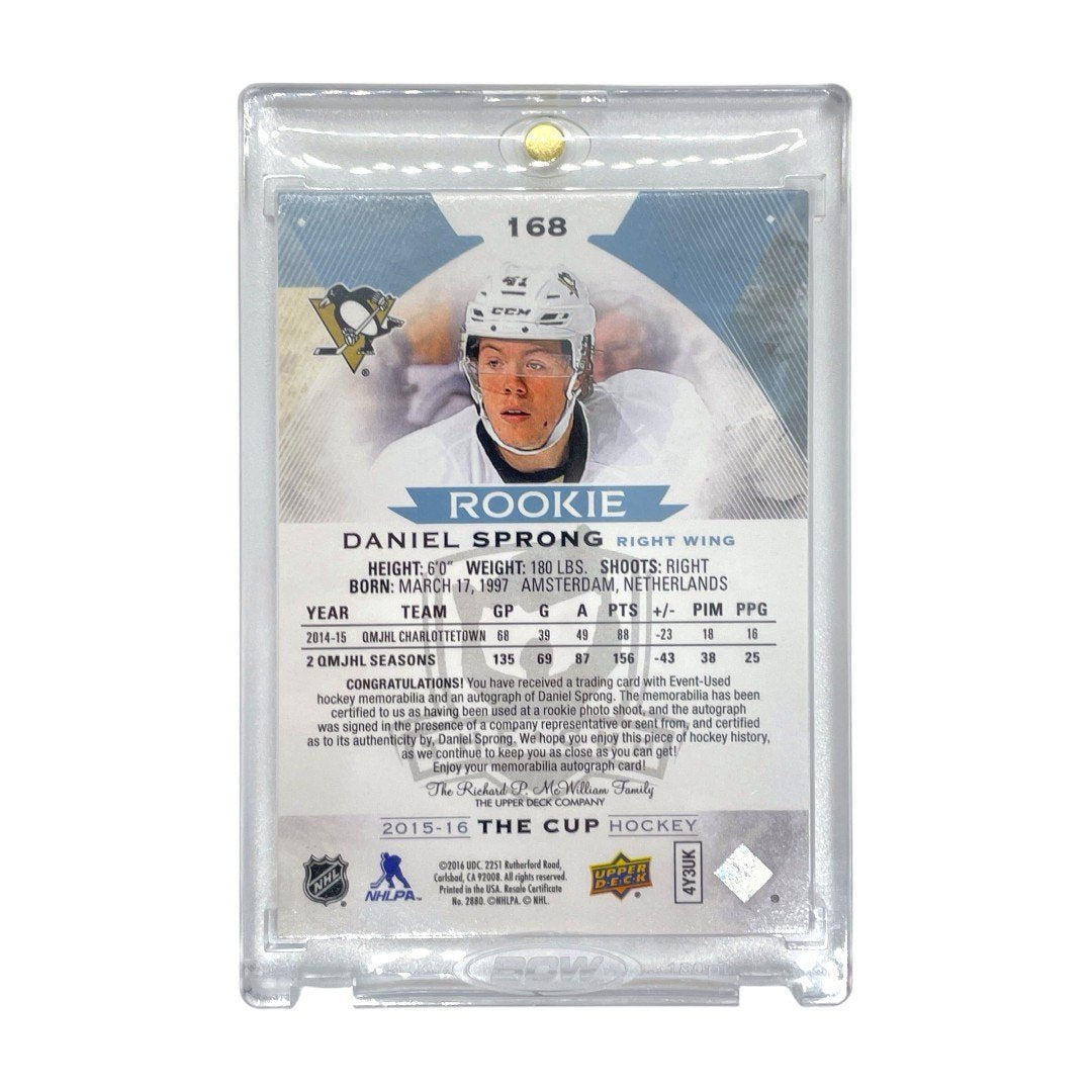 UPPER DECK NHLカード THE CUP DANIEL SPRONG PITTSBURGH PENGUINS 088/249 #168 中古 IT1