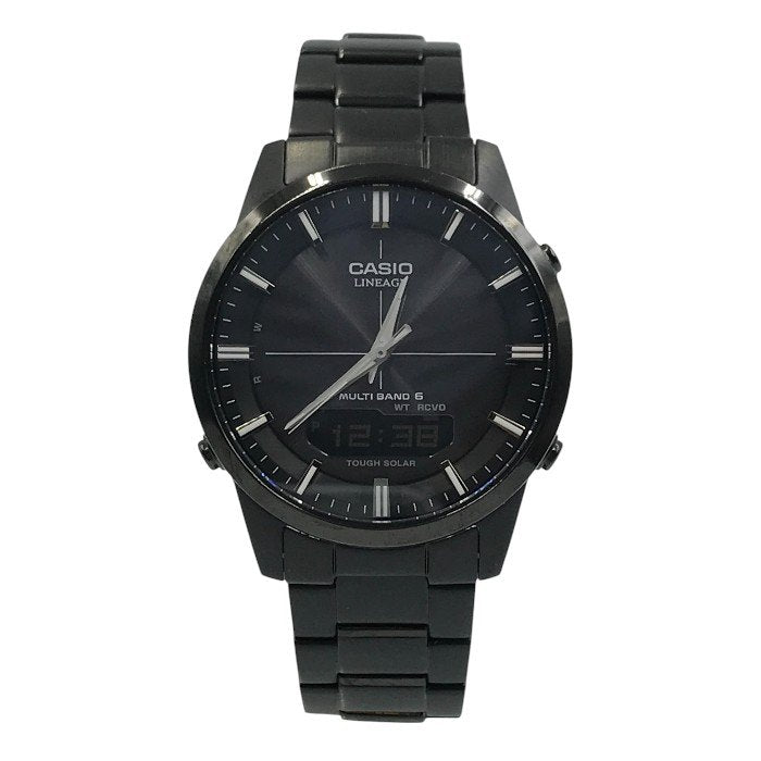 CASIO カシオ LINEAGE 腕時計 メンズ タフソーラー 電波 アナログ/デジタル アナデジ LCW-M170DB-1AJF 中古 T1