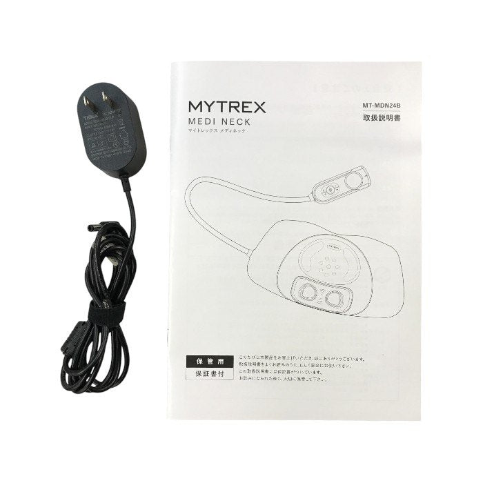 MYTREX MEDI NECK メディネック ネックマッサージャー ブラック 首ストレッチャー EMS 温熱 牽引 MT-MDN24B 中古 T1
