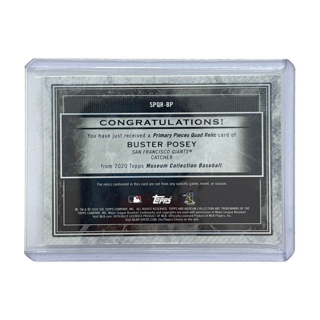 TOPPS MLBカード MUSEUM COLLECTION BUSTER POSEY SAN FRANCISCO GIANTS 20/25 #SPQR-BP 中古 IT1