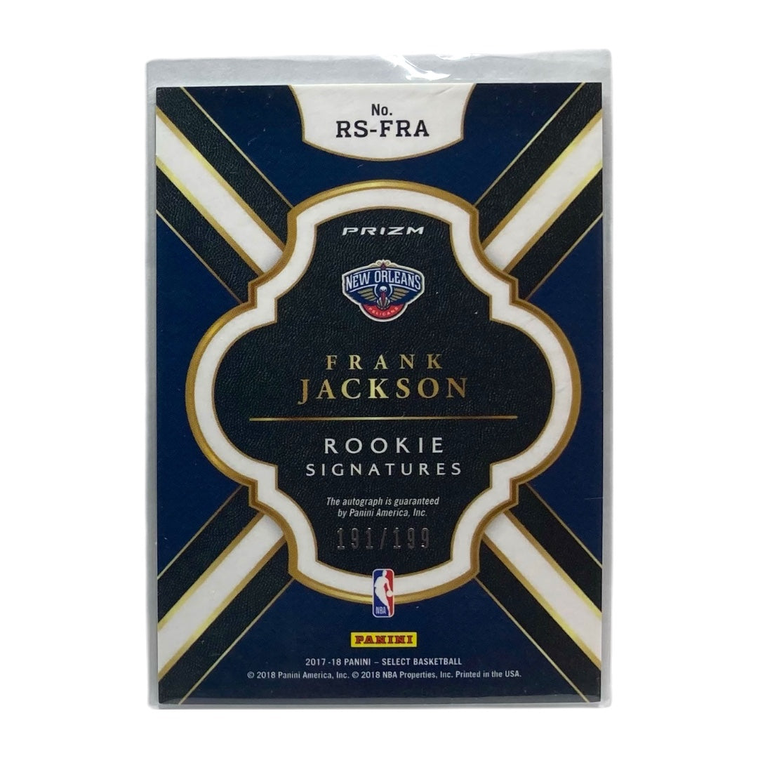 PANINI NBAカード SELECT PRIZM FRANK JACKSON NEW ORLEANS PELICANS /199 #RS-FRA 中古 IT2