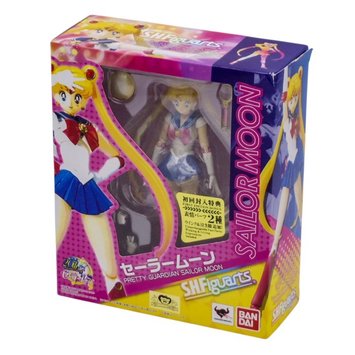 未開封品 BANDAI S.H.Figuarts 美少女戦士セーラームーン セーラームーン 初回封入特典表情パーツ2種付き 中古 a1