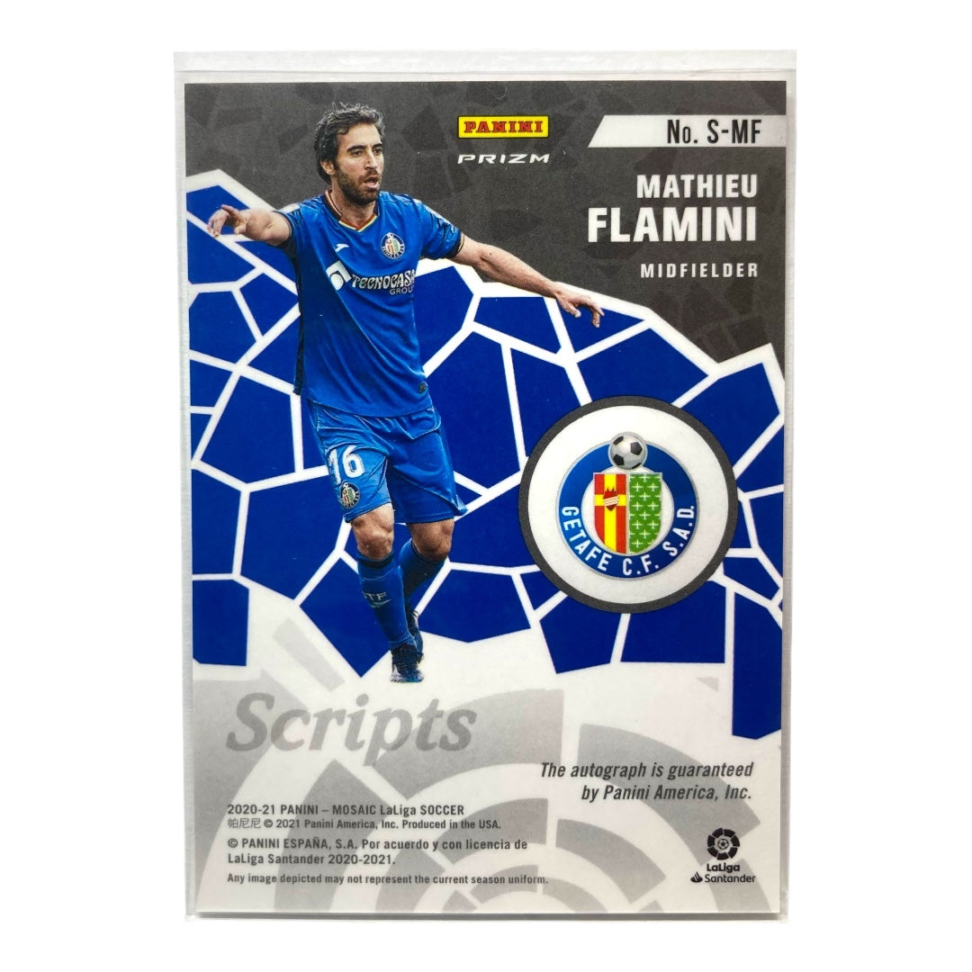 PANINI サッカーカード MOSAIC LALIGA PRIZM MATHIEU FLAMINI GETAFE #S-MF 中古 IT2