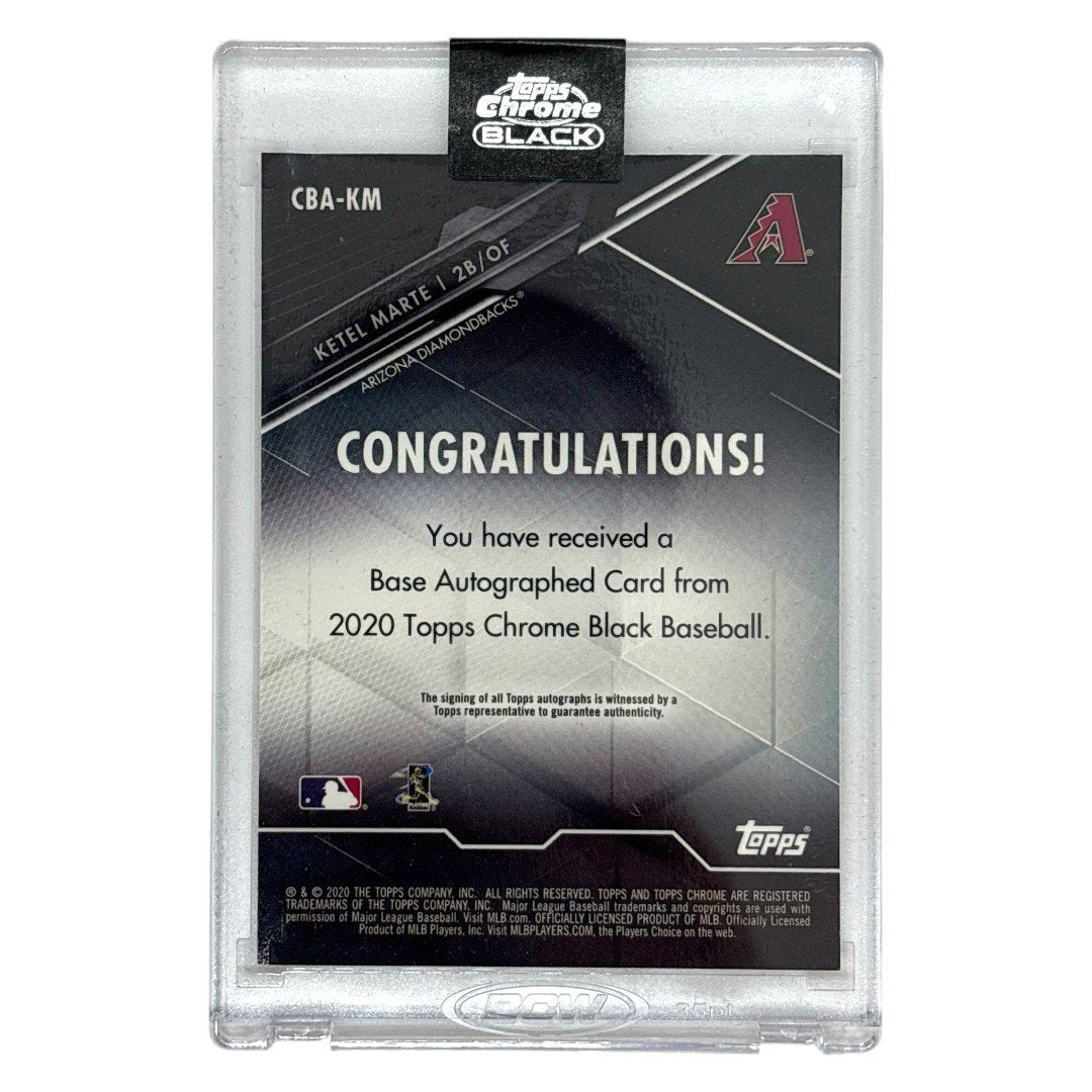 未開封品 TOPPS MLBカード CHROME BLACK KETEL MARTE ARIZONA DIAMONDBACKS 012/150 #CBA-KM 中古 IT1