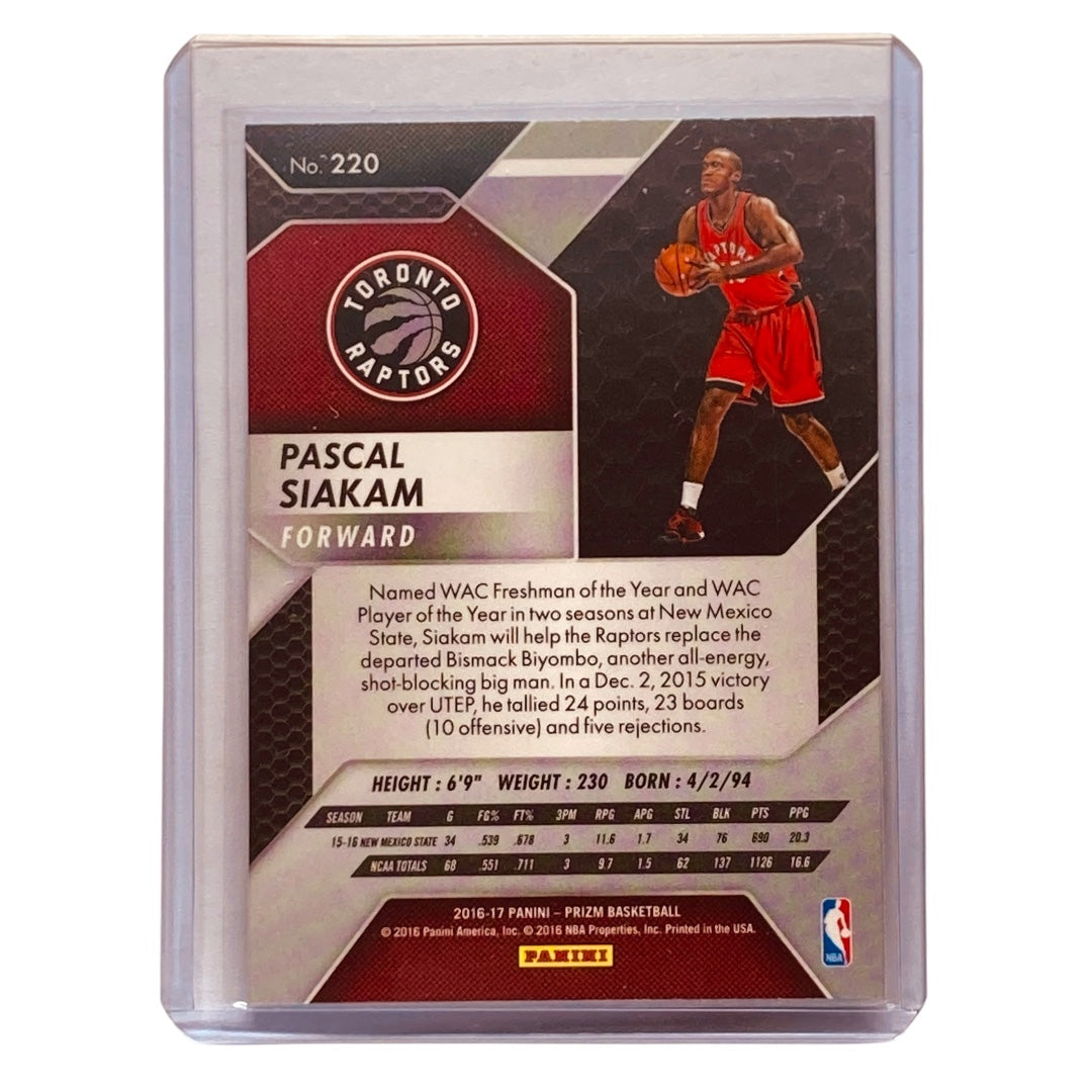 PANINI NBAカード PRIZM PASCAL SIAKAM RAPTORS #220 中古 IT2