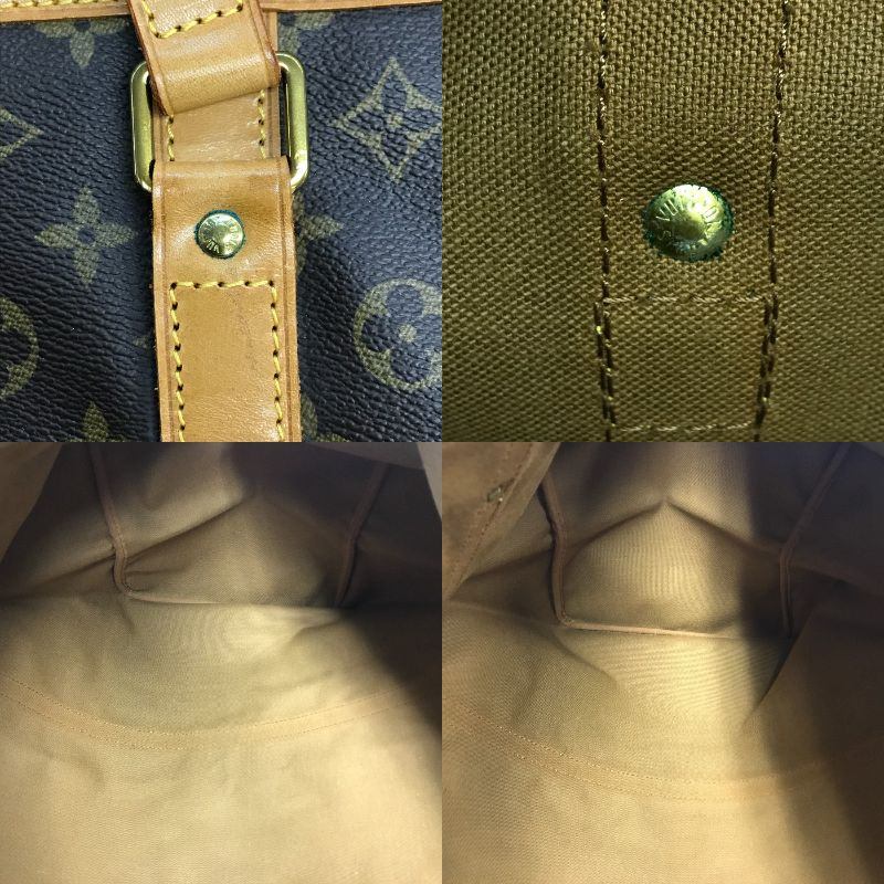 LOUIS VUITTON ルイヴィトン モノグラム サック・スープル 55 ボストンバッグ ユニセックス 旅行鞄 廃番 ブラウン M41622 中古 T1