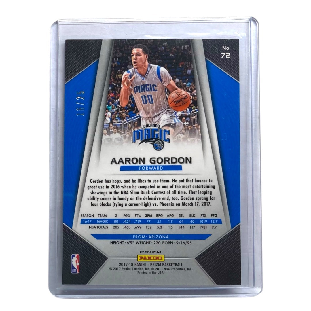 PANINI NBAカード PRIZM AARON GORDON MAGIC /25 #72 中古 IT2