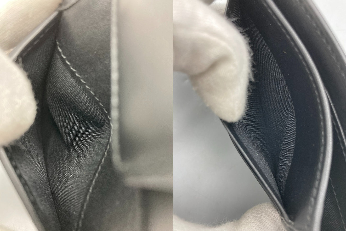 POLO RALPH LAUREN ポロ ラルフローレン 2つ折りコンパクト財布 レザー 中古 D4
