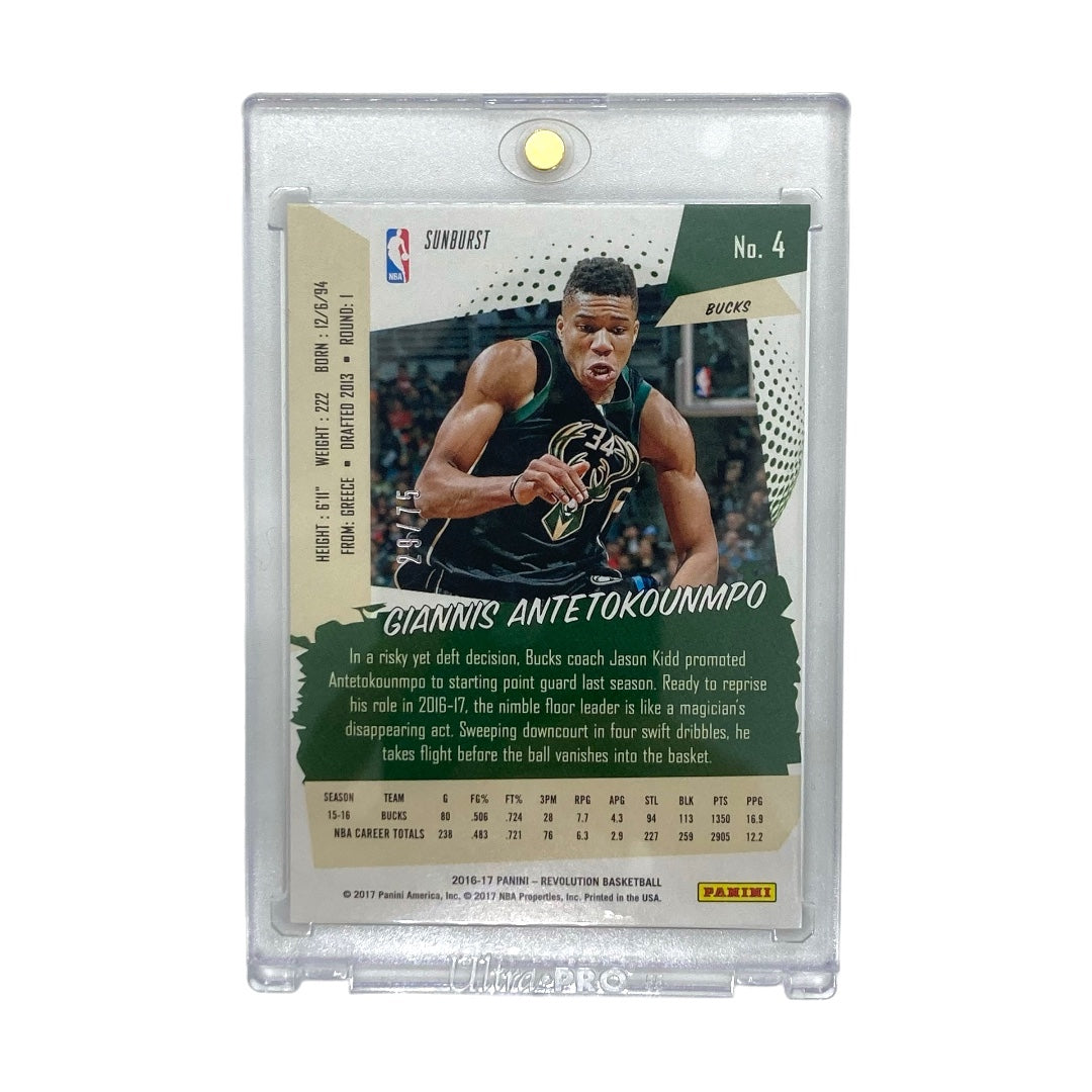 PANINI NBAカード REVOLUTION GIANNIS ANTETOKOUNMPO BUCKS #4 中古 IT2