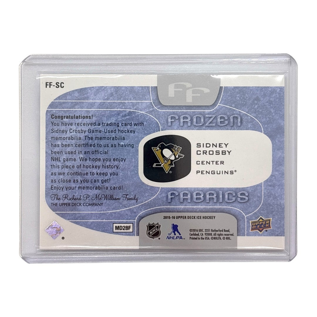UPPER DECK NHLカード ICE SIDNEY CROSBY PENGUINS #FF-SC 中古 IT1