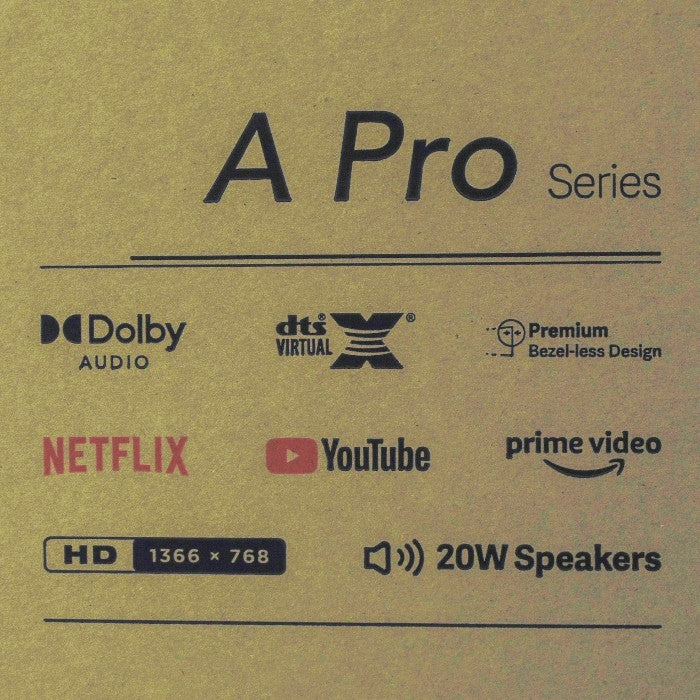 未開封品 Xiaomi チューナーレスTV TV A Pro 32インチ テレビ ブラック Bluetooth/YouTube対応 R23Z011A 中古 a1
