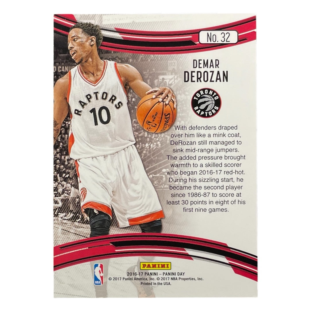 PANINI NBAカード PANINI DAY DEMAR DEROZAN TORONTO RAPTORS /50 #32 中古 IT2