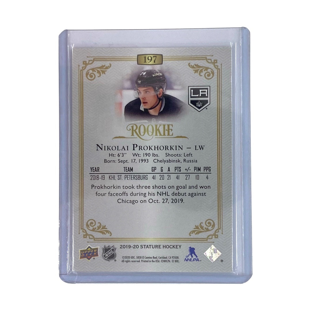 UPPER DECK NHLカード STATURE NIKOLAI PROKHORKIN KINGS 04/35 #197 中古 IT2
