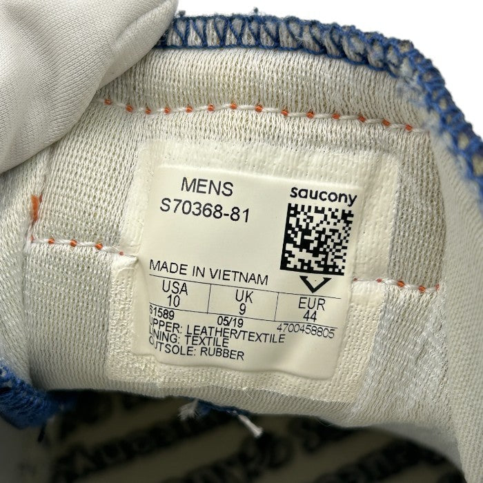 Saucony サッカニー JAZZ VINTAGE スニーカー S70368-81 USA10(約28.0cm) メンズ ネイビー オレンジ 靴 シューズ 中古 W4