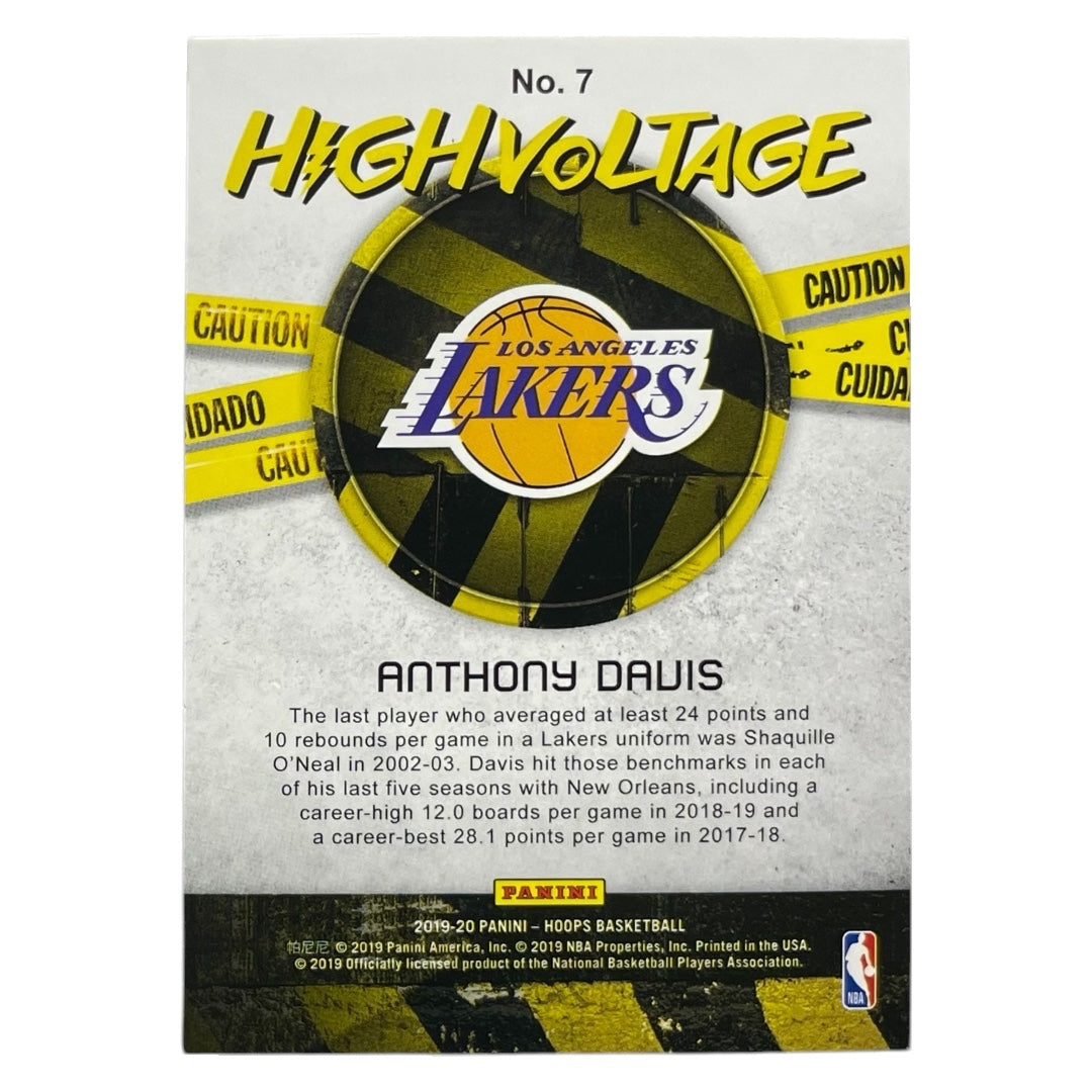 PANINI NBAカード HOOPS ANTHONY DAVIS LAKERS #7 中古 IT2