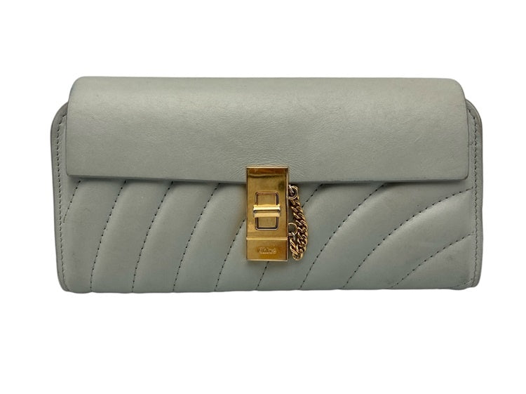 Chloe DREW クロエ ドリュー ターンロック 長財布 中古 D4