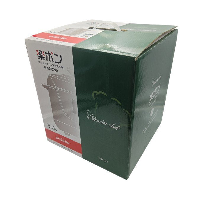 Wonder chef ワンダーシェフ e-wonder 家庭用 マイコン電気圧力鍋 3.0L 楽ポン 310095 (OEDC30) 中古 H4