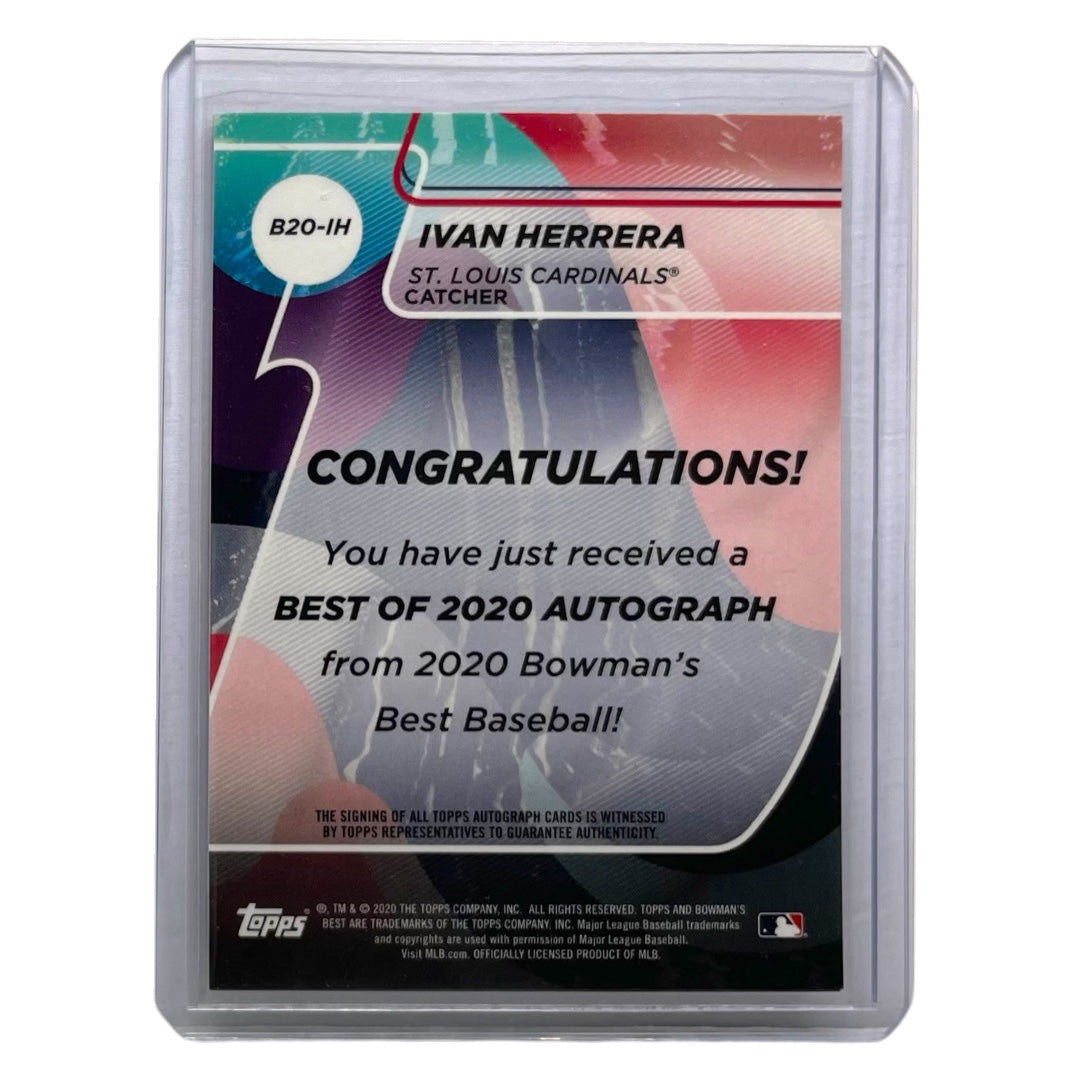 TOPPS MLBカード BOWMAN'S BEST IVAN HERRERA ST. LOUIS CARDINALS #B20-IН 中古 IT2