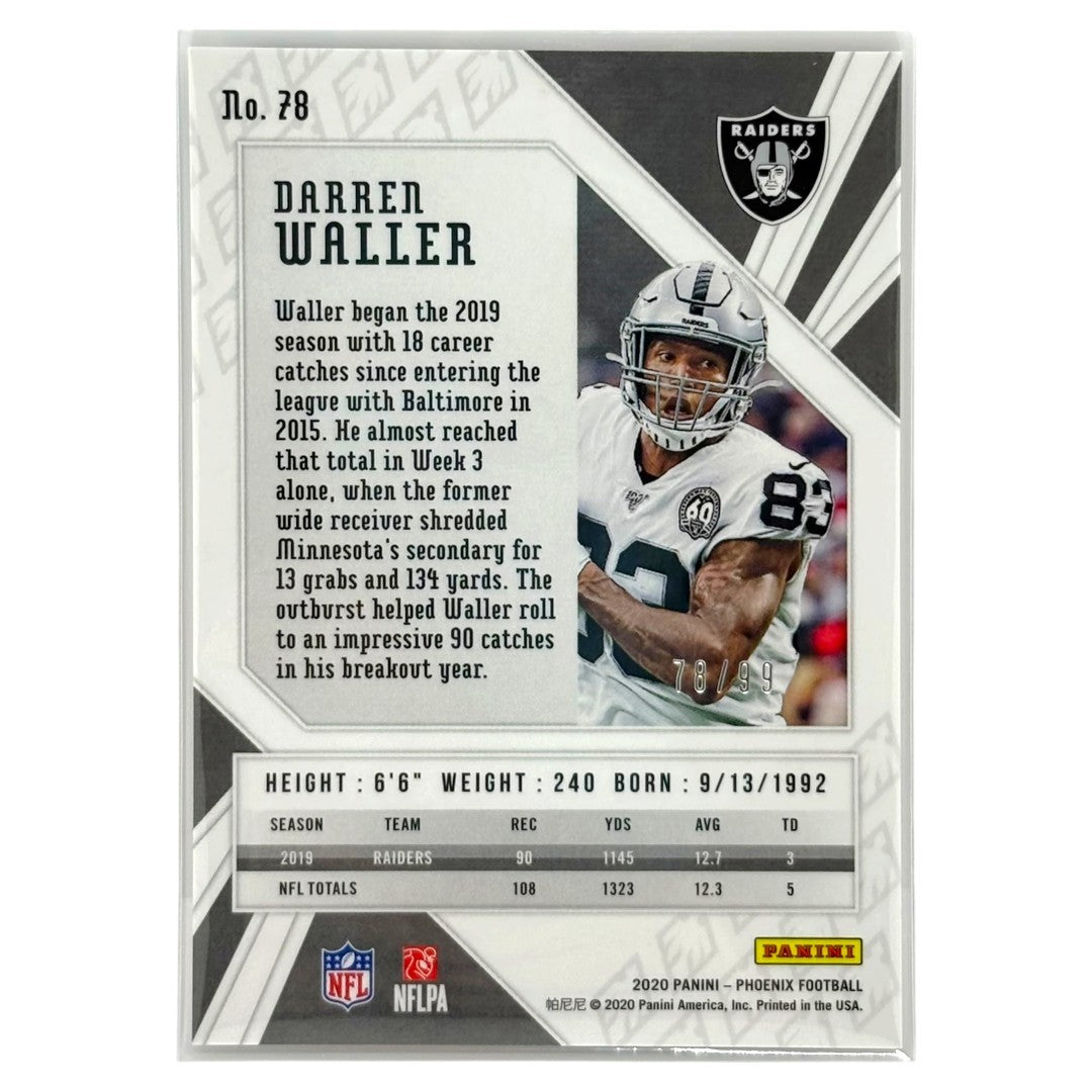 PANINI NFLカード PHOENIX DARREN WALLER LAS VEGAS RAIDERS /99 #78 中古 IT1