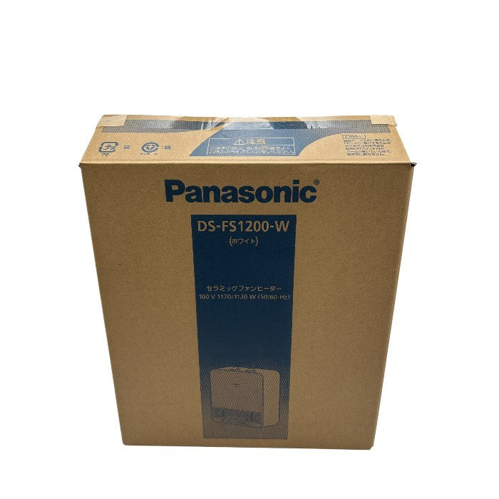 パナソニック セラミックヒーター ホワイト DS-FS1200-W Panasonic 家電 暖房器具 コンパクト 中古 W4