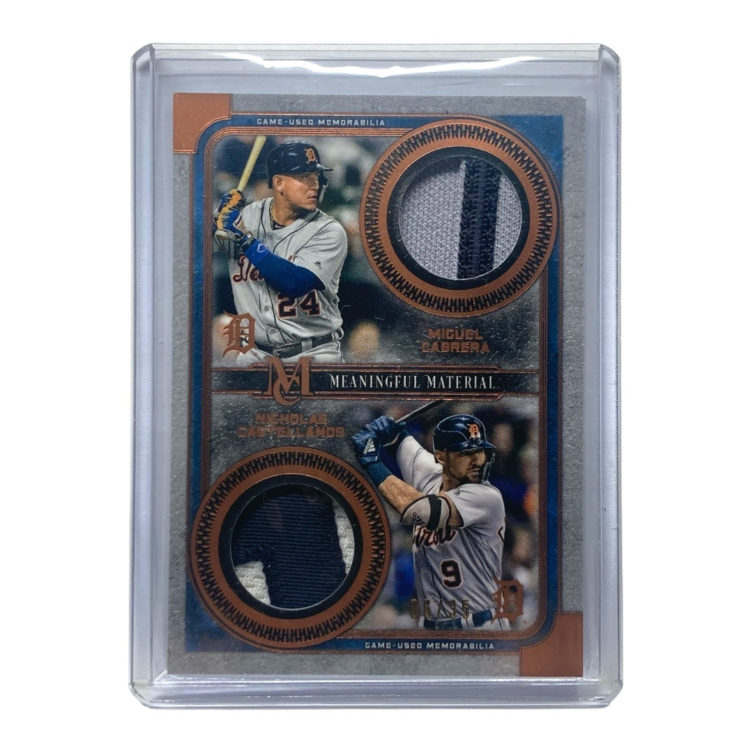 TOPPS MLBカード MUSEUM COLLECTION MIGUEL CABRERA NICHOLAS CASTELLANOS TIGERS 06/35 #DMR-CA 中古 IT2