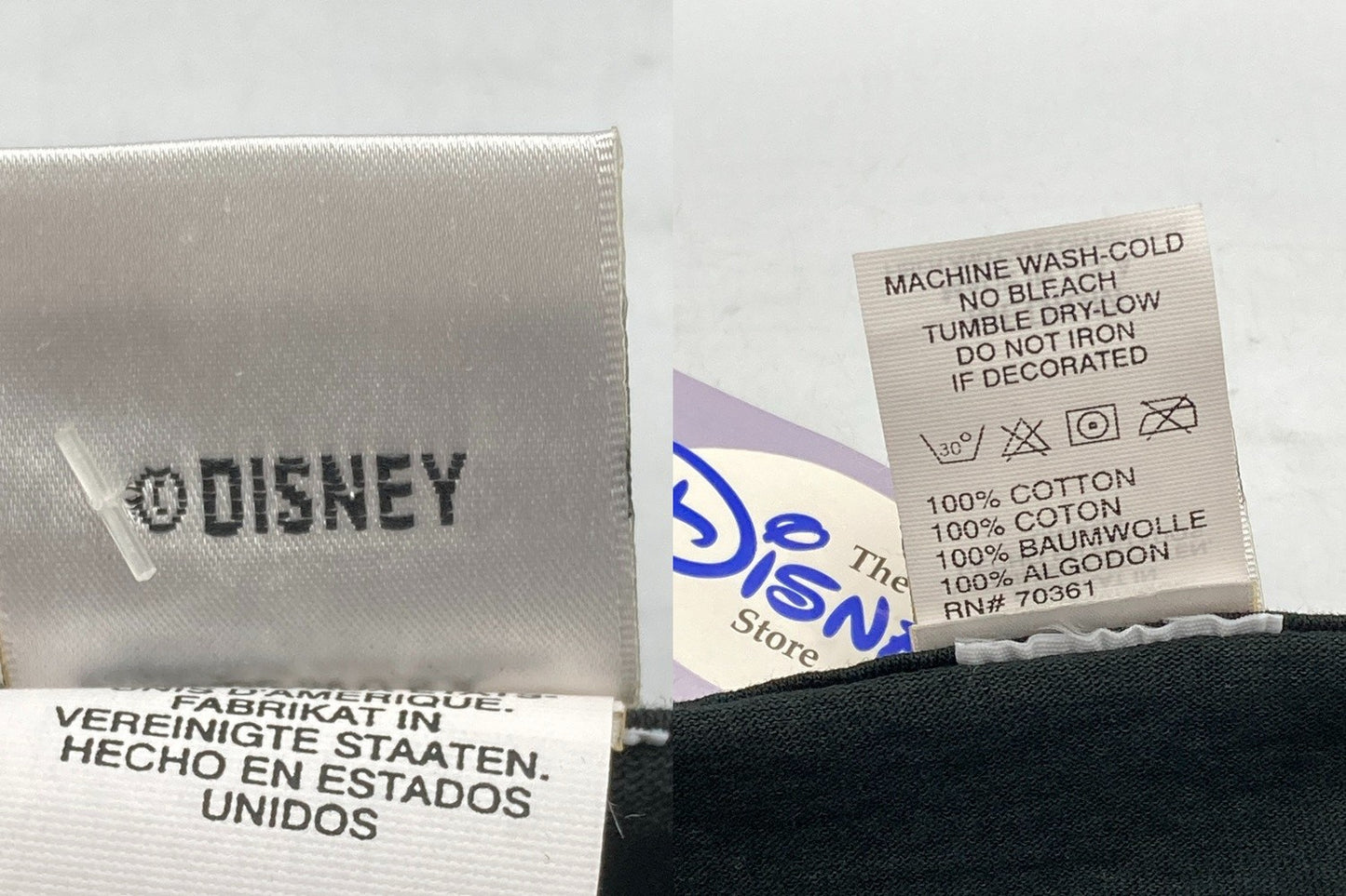 The Disney Store 90’s ミッキーマウス Tシャツ USA製 サイズM メンズ 中古 D4