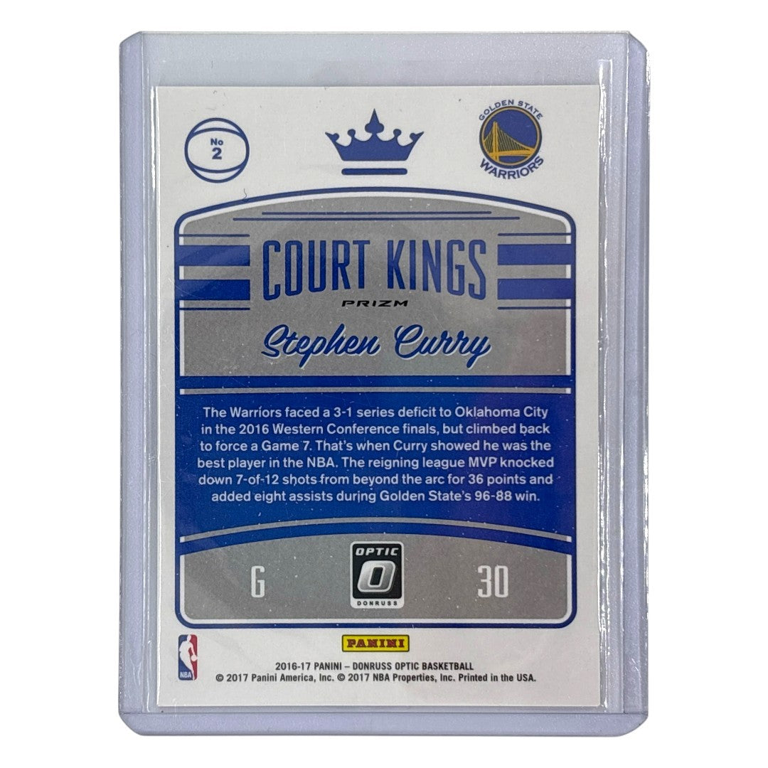 PANINI NBAカード DONRUSS OPTIC PRIZM STEPHEN CURRY GOLDEN STATE WARRIORS #2 中古 IT1