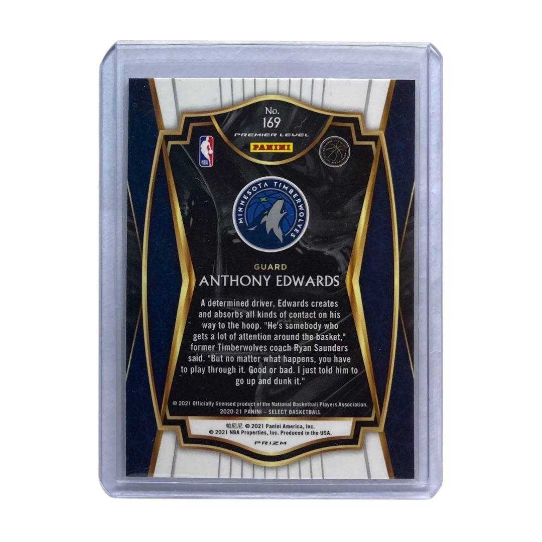 PANINI NBAカード SELECT PRIZM ANTHONY EDWARDS MINNESOTA TIMBERWOLVES #169 中古 IT2
