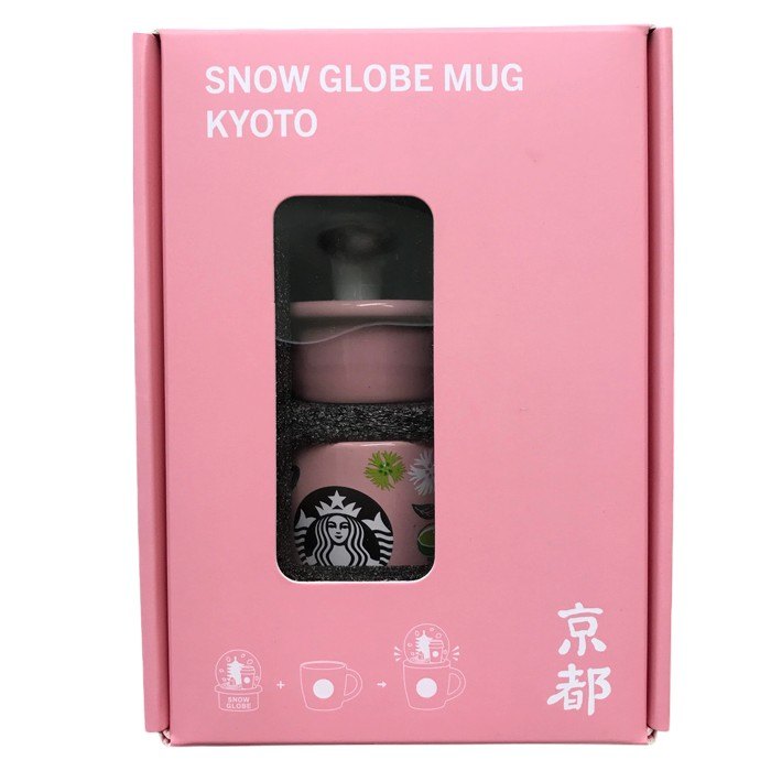 STARBUCKS スターバックス コレクタブルスノーグローブ&マグ KYOTO 89ml 中古 Y1