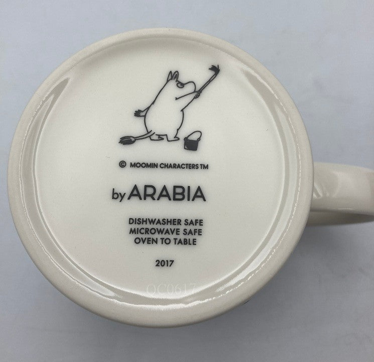 ARABIA アラビア ムーミン 2017年冬季限定 スプリングウインター マグカップ 300ml 中古 D4