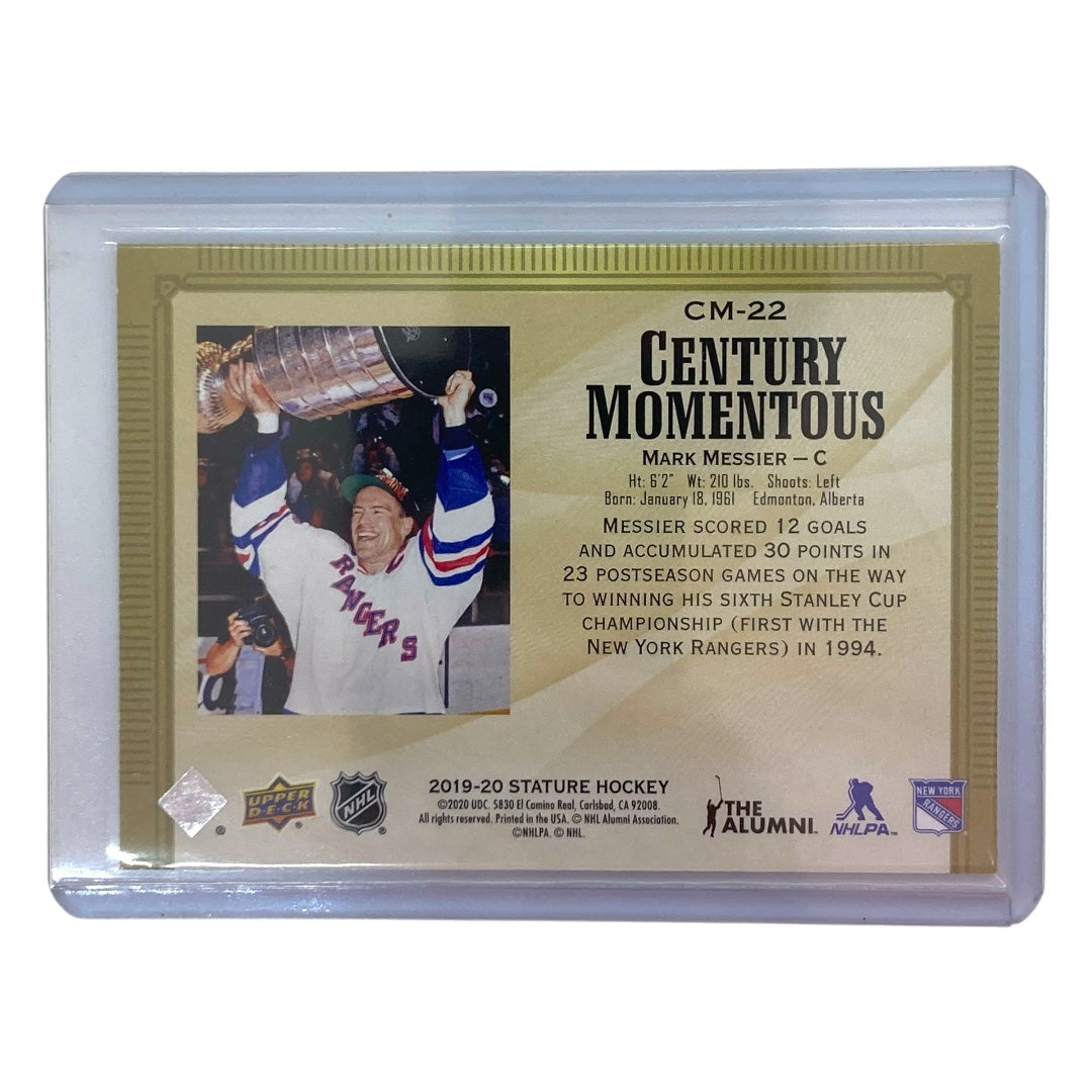UPPER DECK NHLカード STATURE MARK MESSIER RANGERS #CM-22 中古 IT2